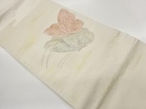 螺鈿引箔蝶模様名古屋帯